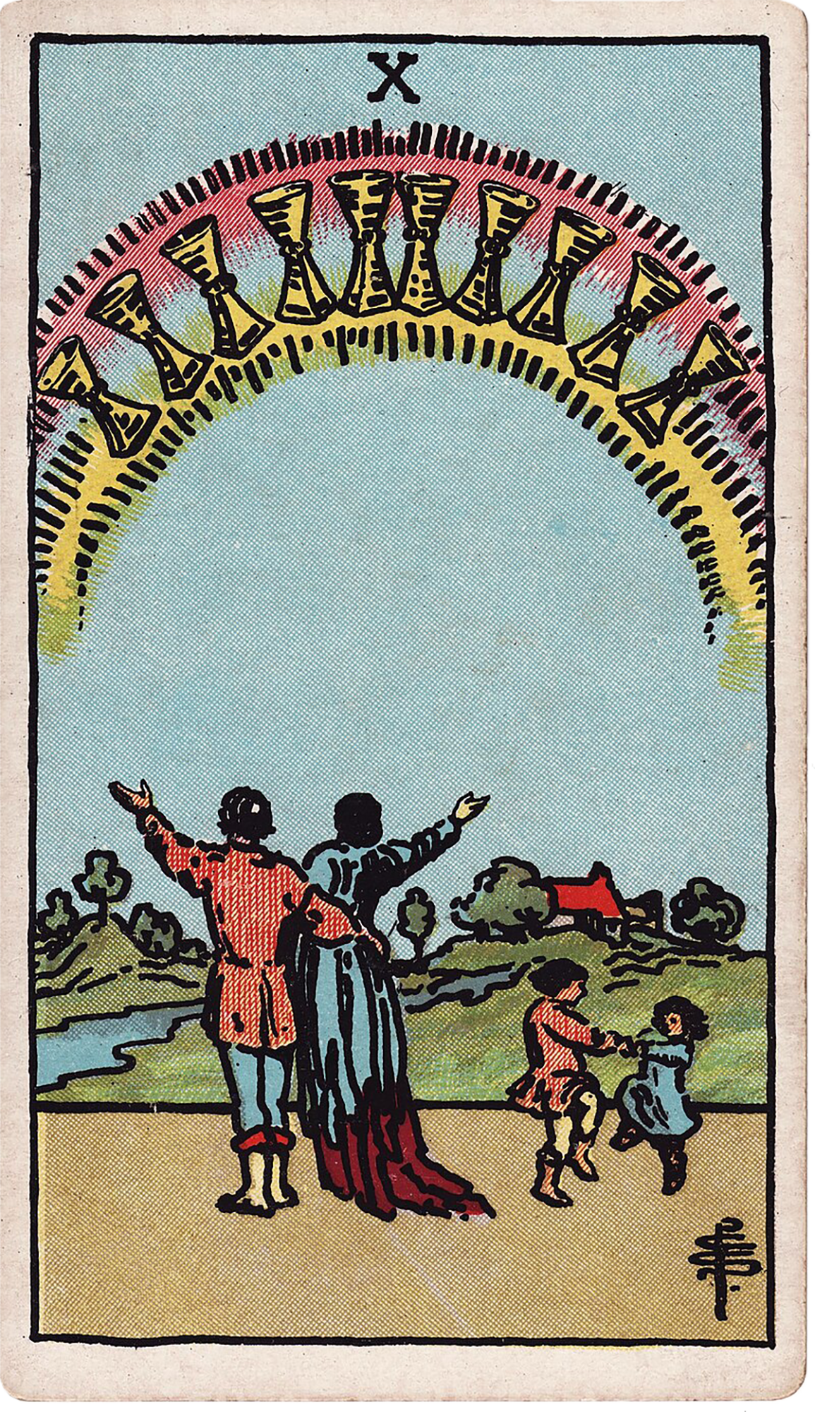 10 of Cups Tarot card